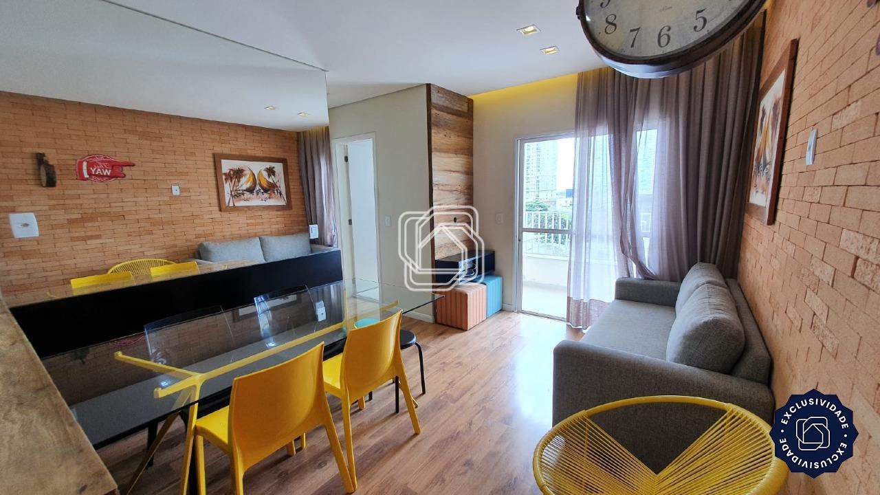 Apartamento para aluguel em Itu - SP - São Luiz: Sala, cozinha e varanda