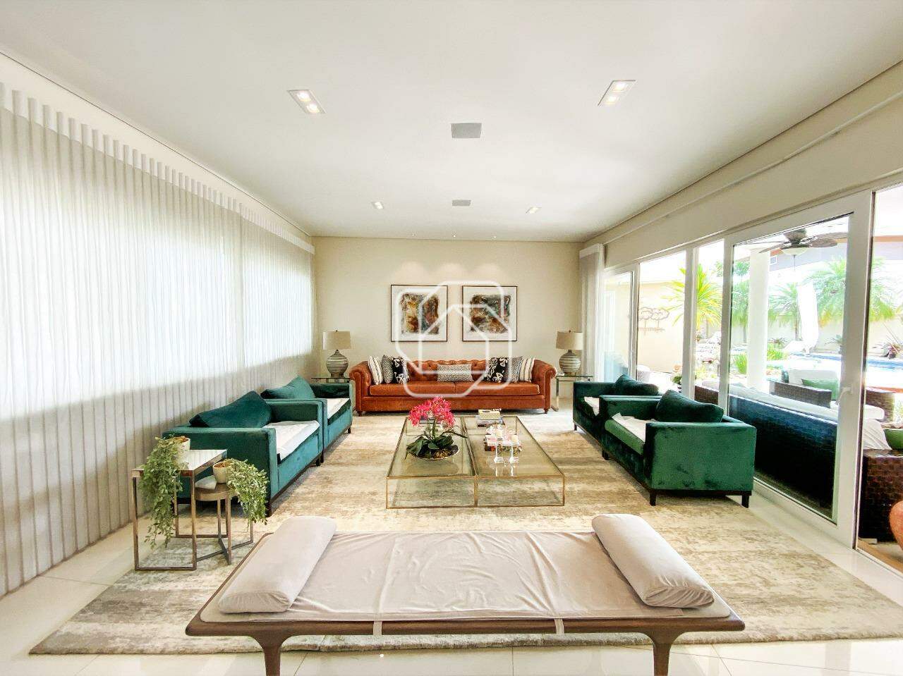 Casa de Condomínio à venda em Indaiatuba - SP - Jardim Maison Du Parc: Sala de estar