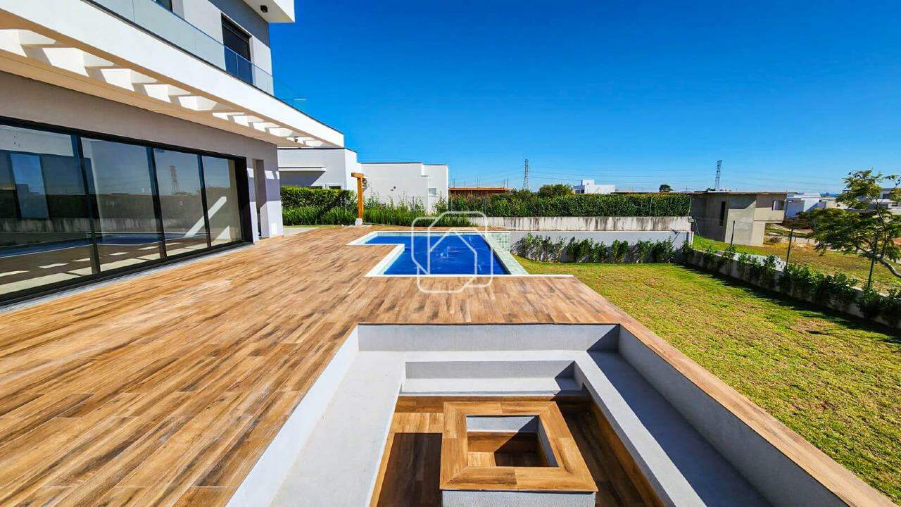 Casa de Condomínio à venda em Itu - SP - Residencial Parque Campos de Santo Antônio II: Fire pit e piscina