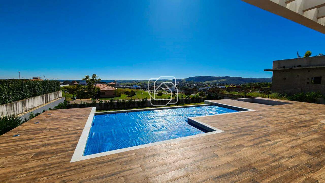 Casa de Condomínio à venda em Itu - SP - Residencial Parque Campos de Santo Antônio II: Piscina, vista para o horizonte