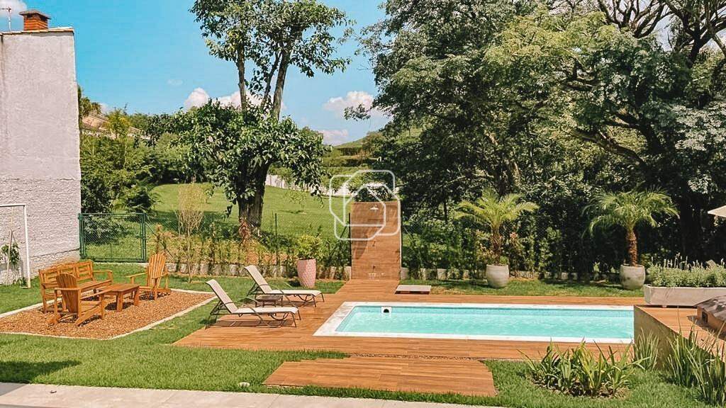 Casa de Condomínio à venda em Itu - SP - Condomínio Campos de Santo Antônio: Visão geral da área da piscina