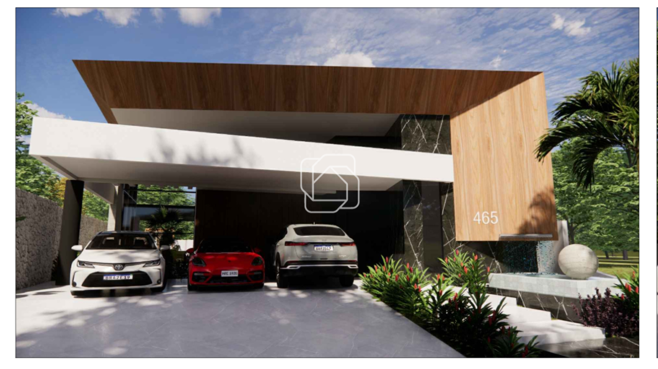Casa de Condomínio à venda em Indaiatuba - SP - Jardim Residencial Santa Clara: Imagem projeto 3D