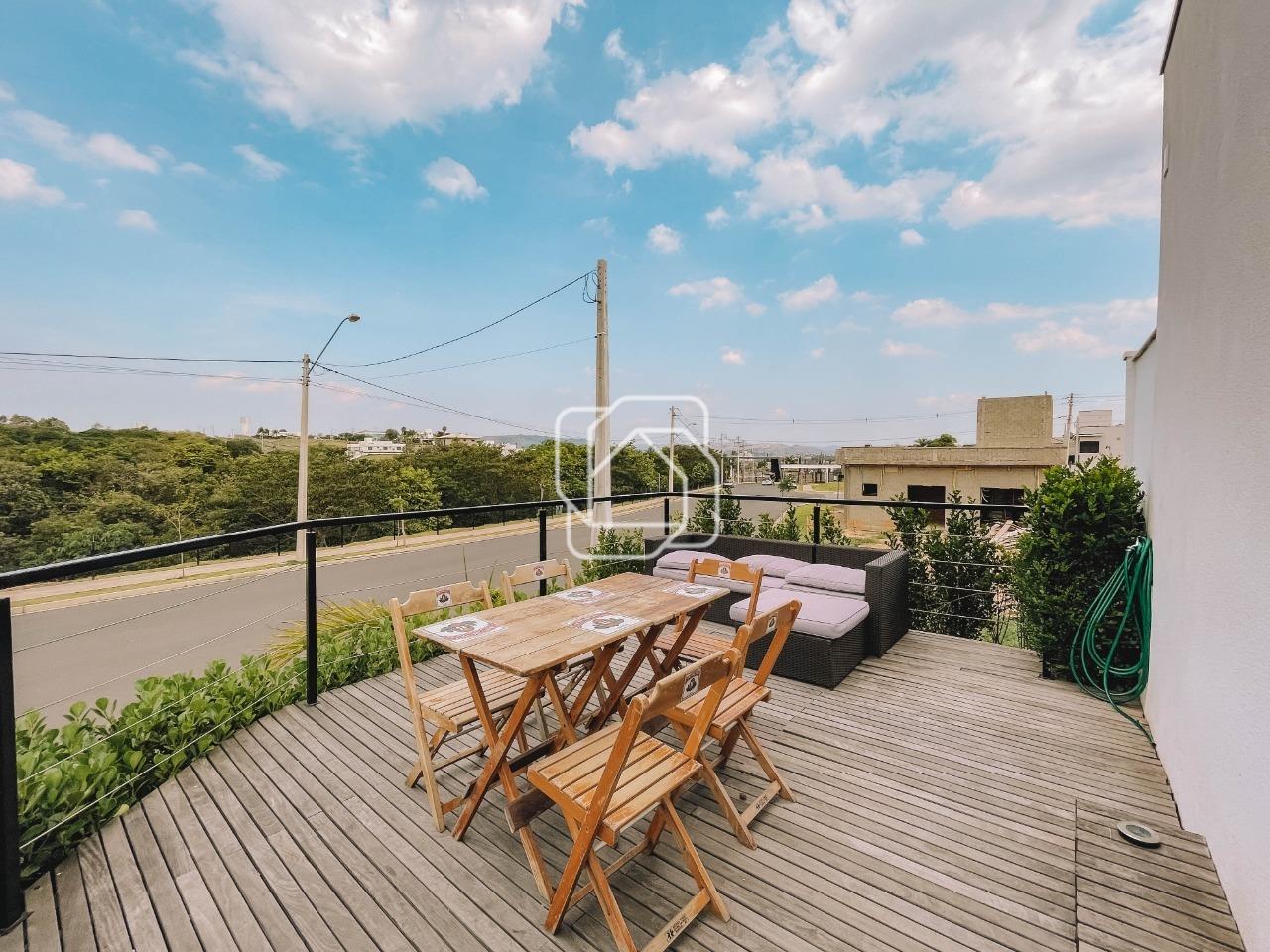 Casa de Condomínio à venda em Itu - SP - Residencial Saint Paul: Deck com varanda