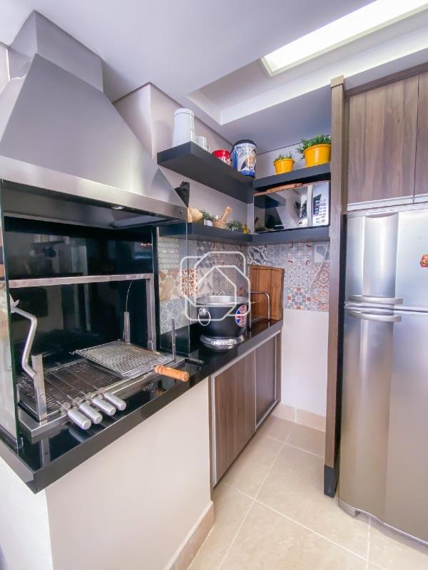 Casa de Condomínio à venda em Indaiatuba - SP - Jardim Vila Paradiso: Espaço gourmet com churrasqueira, forno de pizza e fogão