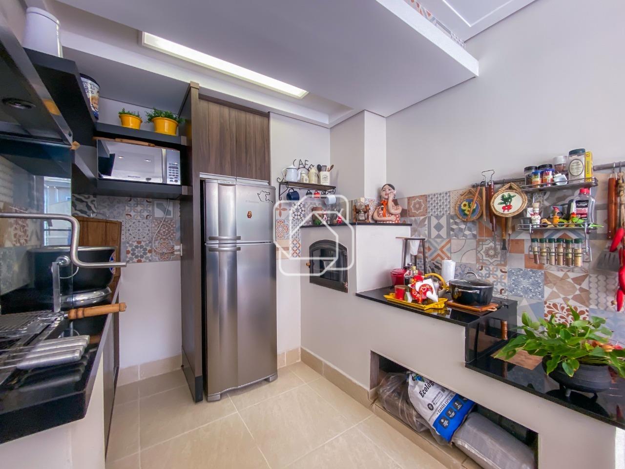 Casa de Condomínio à venda em Indaiatuba - SP - Jardim Vila Paradiso: Espaço gourmet com churrasqueira, forno de pizza e fogão