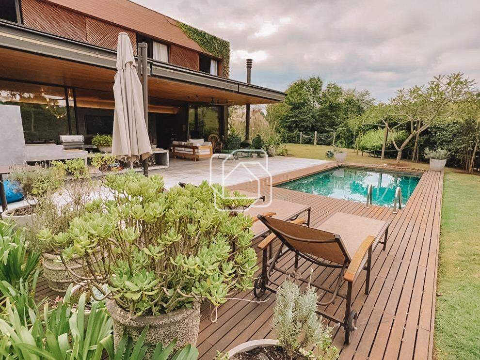Casa de Condomínio à venda em Porto Feliz - SP - Condomínio Fazenda Boa Vista: Área externa, piscina