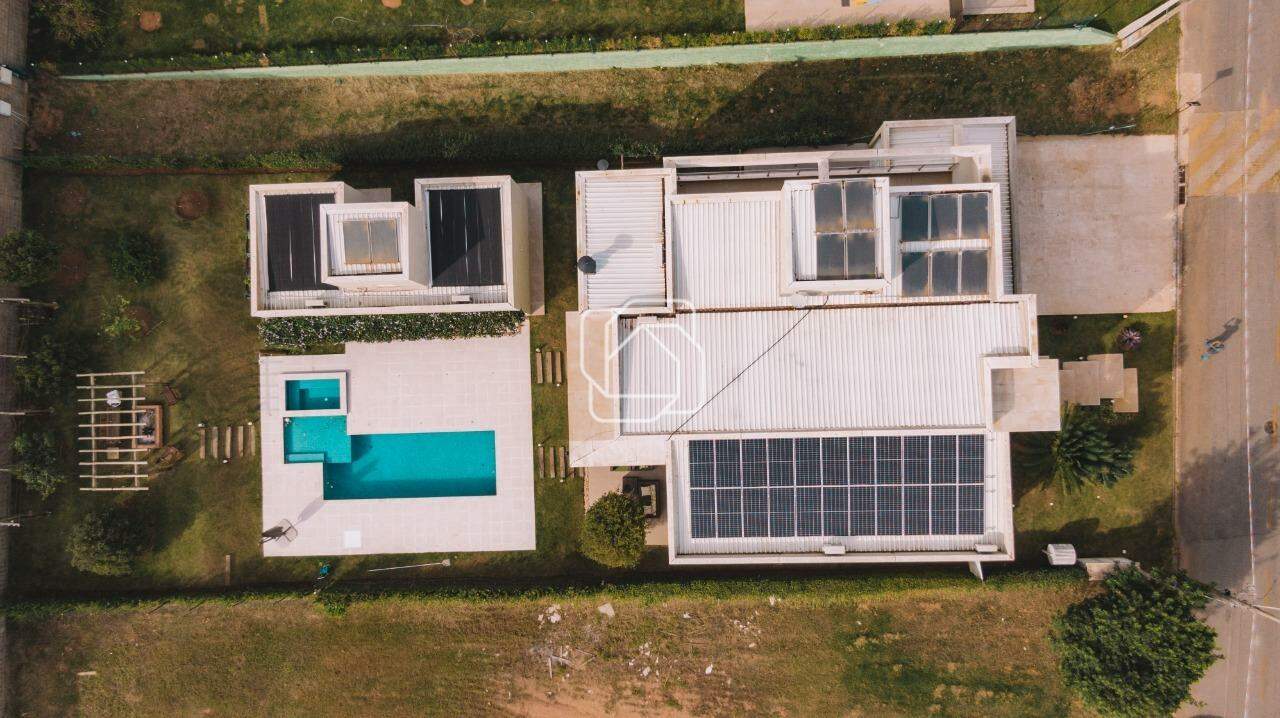 Casa de Condomínio à venda em Itu - SP - Condomínio Fazenda Kurumin: Visão aérea da casa