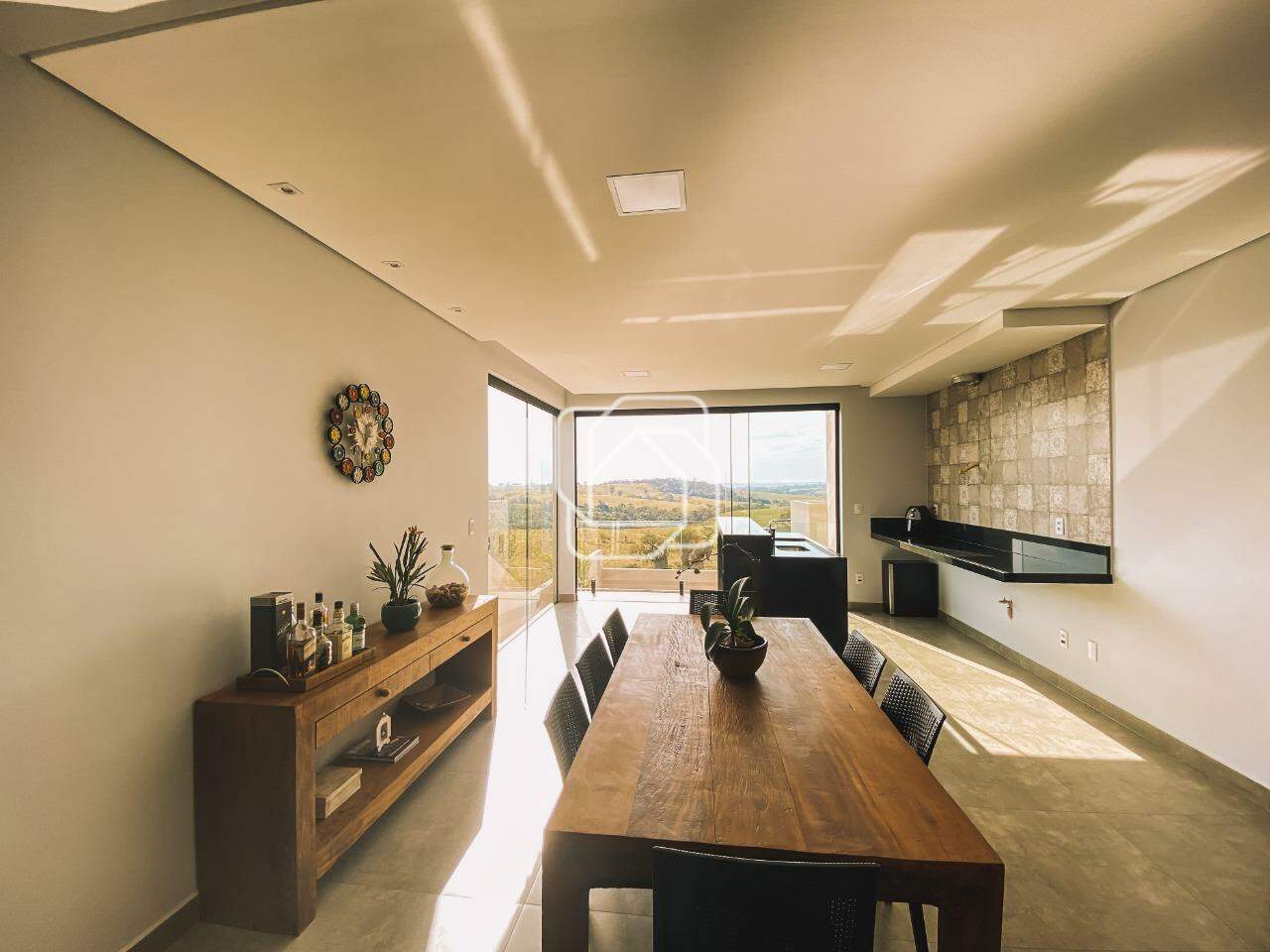 Casa de Condomínio à venda em Itu - SP - Residencial Saint Paul: Sala de jantar, vista