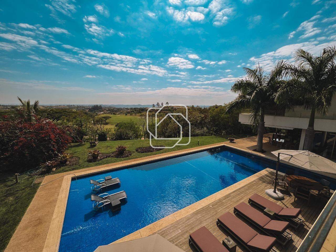 Casa de Condomínio à venda em Itupeva - SP - Fazenda da Grama: Vista da piscina