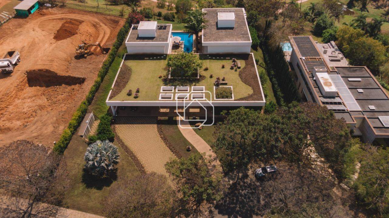 Casa de Condomínio à venda em Itupeva - SP - Fazenda da Grama: Visão aérea da casa, rooftop com jardim