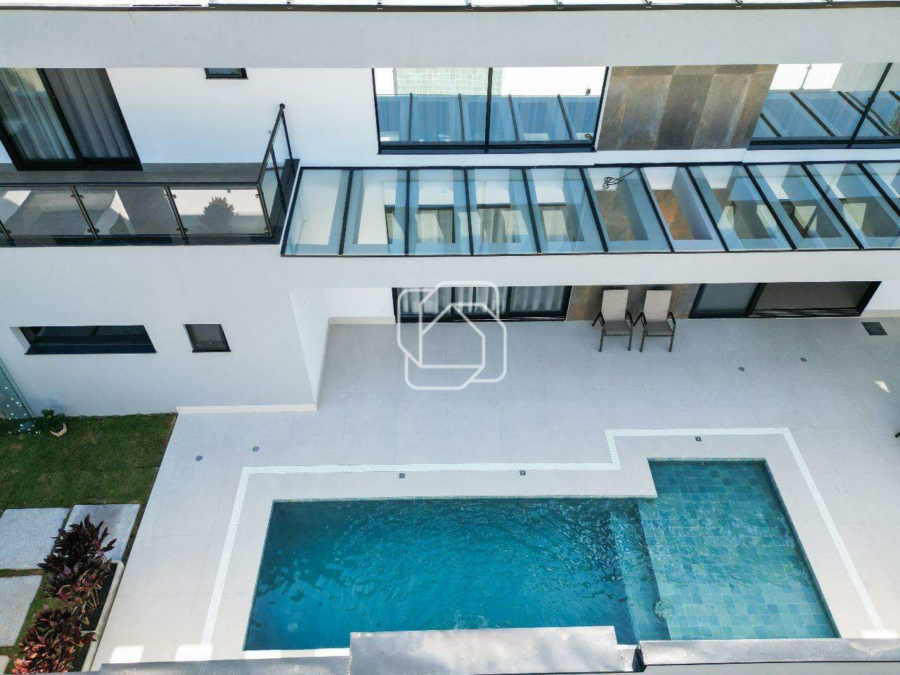 Casa de Condomínio à venda em Indaiatuba - SP - Residencial Duas Marias: Visão aérea da piscina