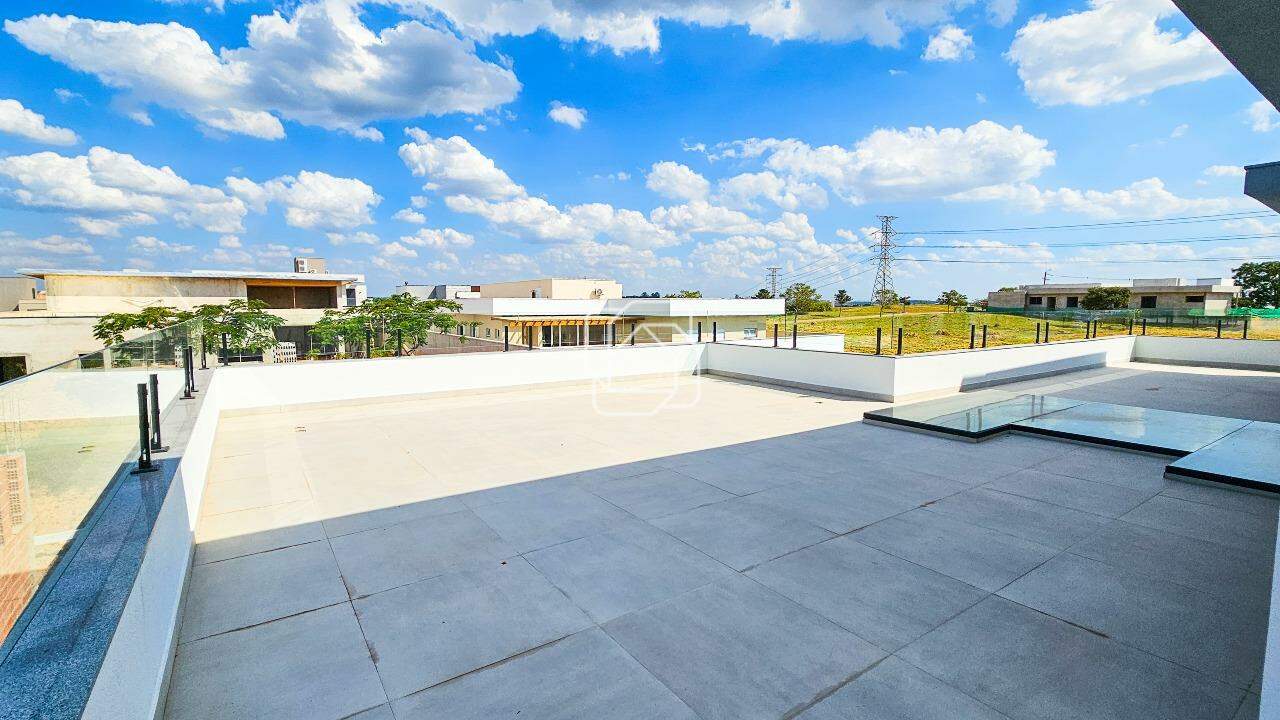 Casa de Condomínio à venda em Itu - SP - Residencial Parque Campos de Santo Antônio II: Varanda para o quintal
