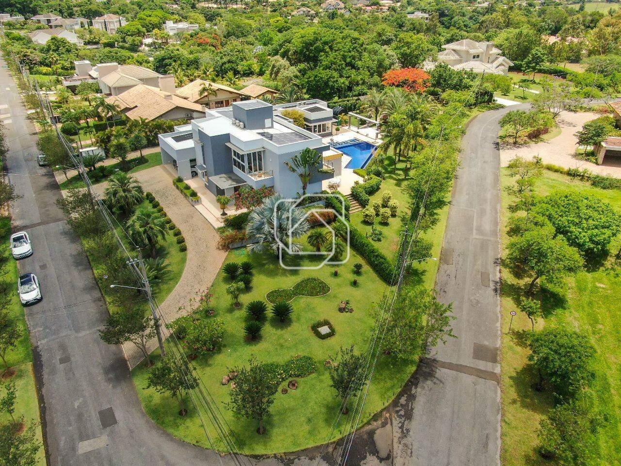 Casa de Condomínio à venda em Itu - SP - Fazenda Vila Real de Itu: Visão aérea da casa