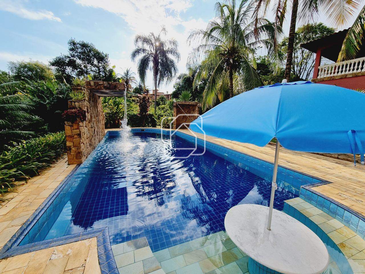 Casa de Condomínio para aluguel em Indaiatuba - SP - Vale das Laranjeiras: Área da piscina