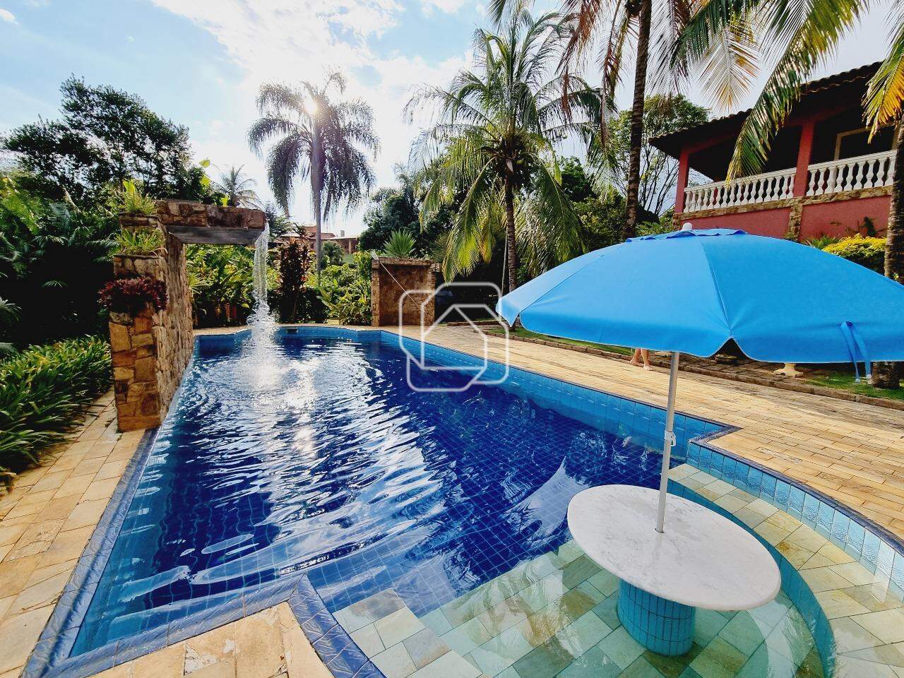 Casa de Condomínio para aluguel em Indaiatuba - SP - Vale das Laranjeiras: Área da piscina