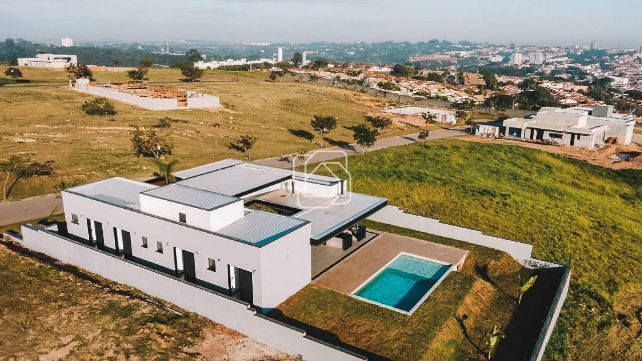 Casa de Condomínio à venda em Itu - SP - Residencial Parque Campos de Santo Antônio II: Visão aérea do imóvel