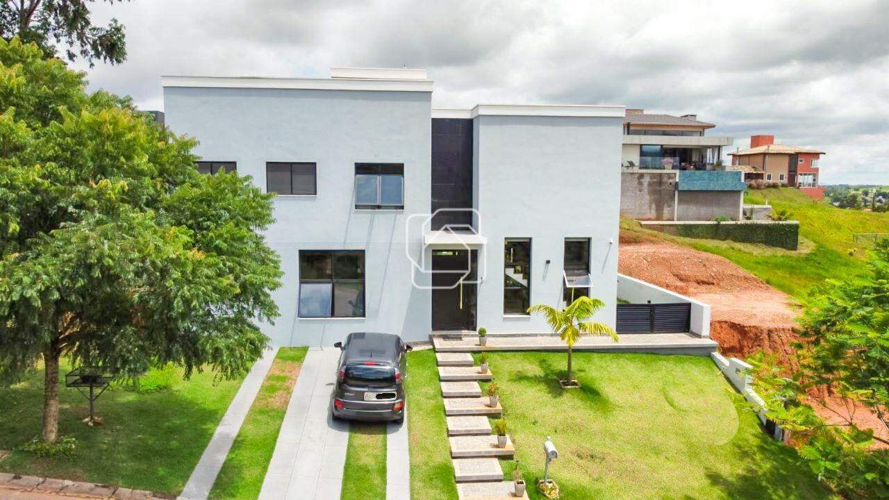 Casa de Condomínio à venda em Itu - SP - Residencial Parque Campos de Santo Antônio II: Fachada da casa