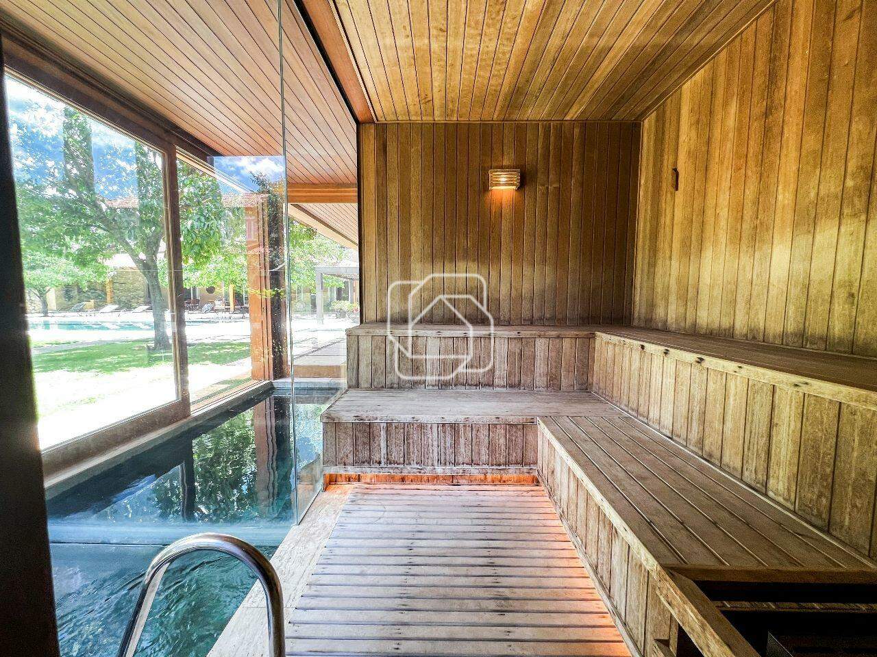 Casa de Condomínio à venda em Porto Feliz - SP - Condomínio Fazenda Boa Vista: Sauna com piscina
