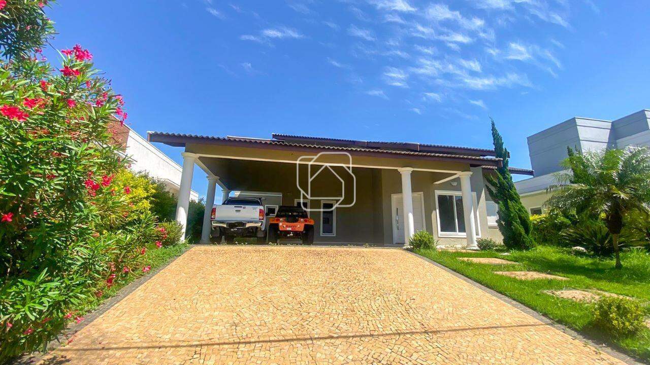 Casa de Condomínio à venda em Salto - SP - Condomínio Fazenda Palmeiras Imperiais: Fachada da casa