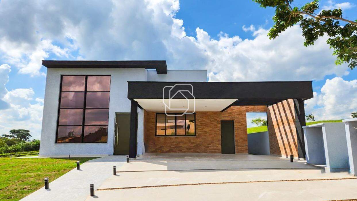 Casa de Condomínio à venda em Itu - SP - Residencial Parque Campos de Santo Antônio II: Fachada da casa