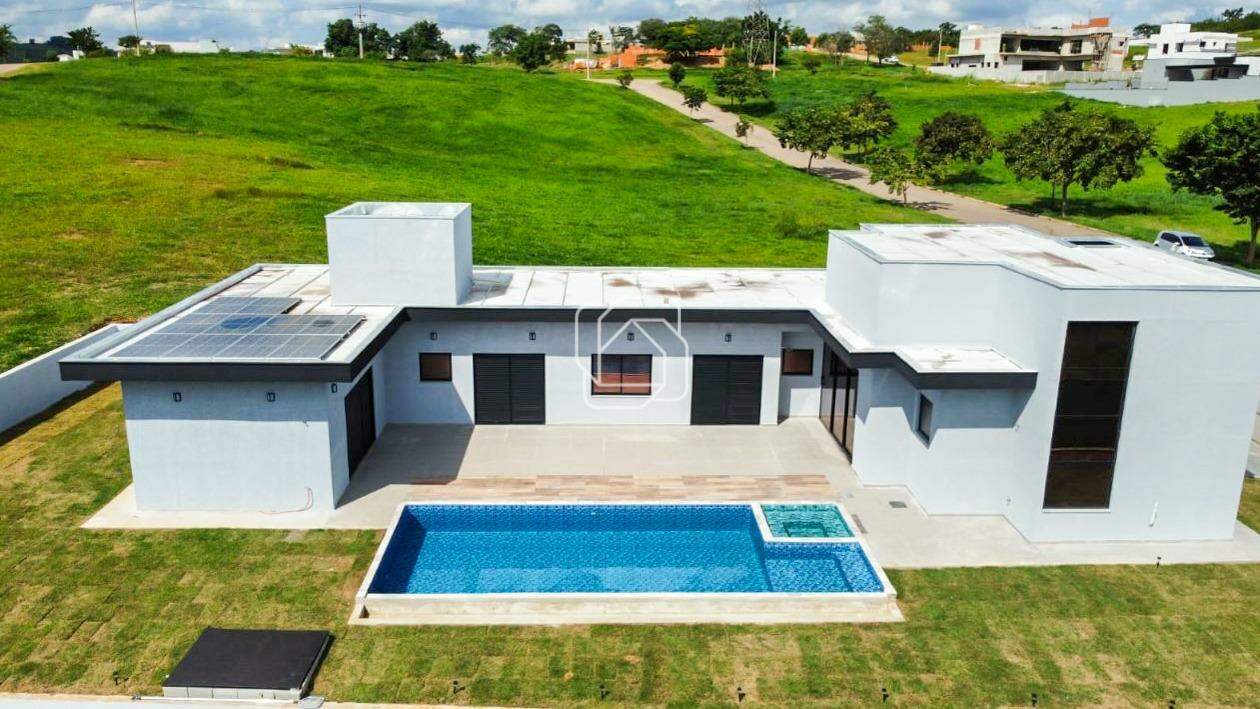 Casa de Condomínio à venda em Itu - SP - Residencial Parque Campos de Santo Antônio II: Visão aérea da casa