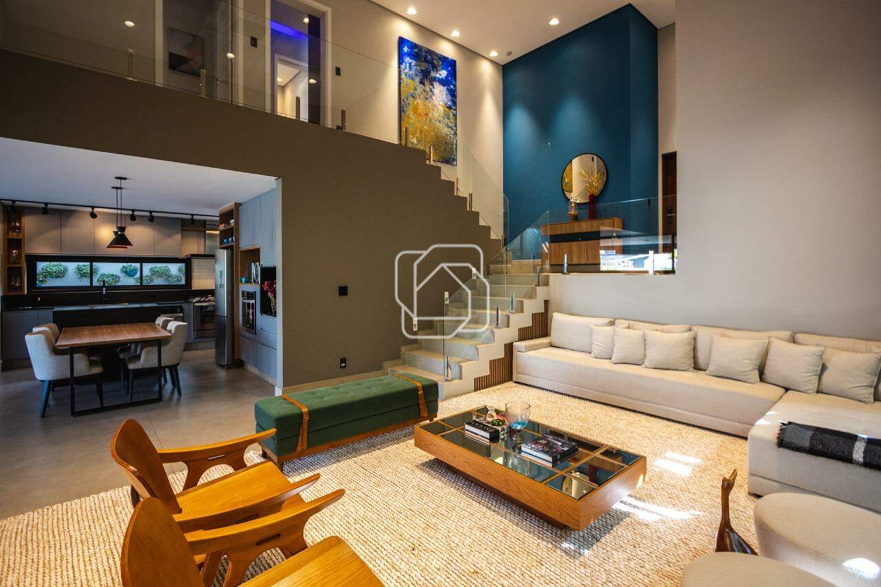 Casa de Condomínio à venda em Indaiatuba - SP - Jardim Residencial Santa Clara: Sala de estar