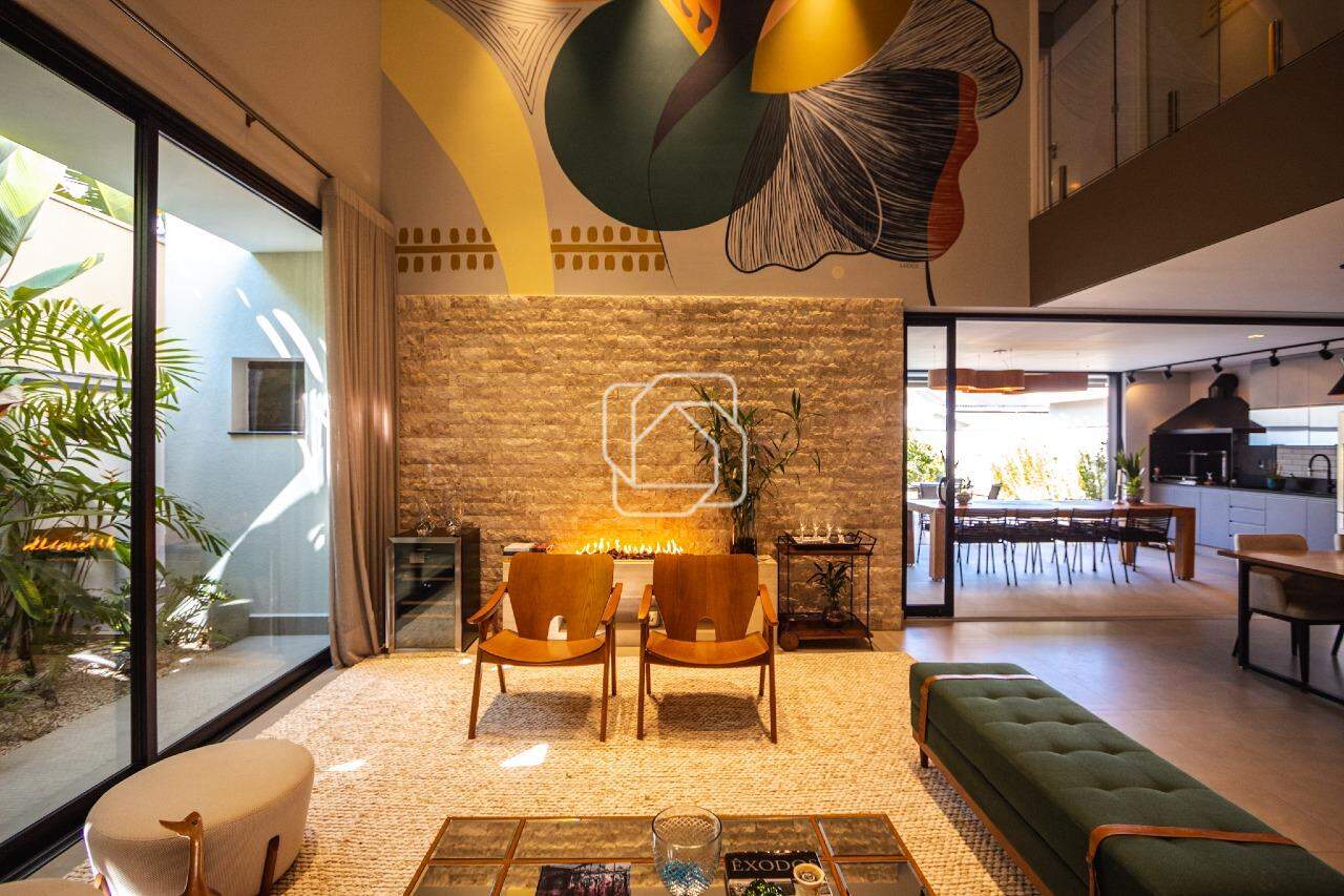 Casa de Condomínio à venda em Indaiatuba - SP - Jardim Residencial Santa Clara: Sala de estar