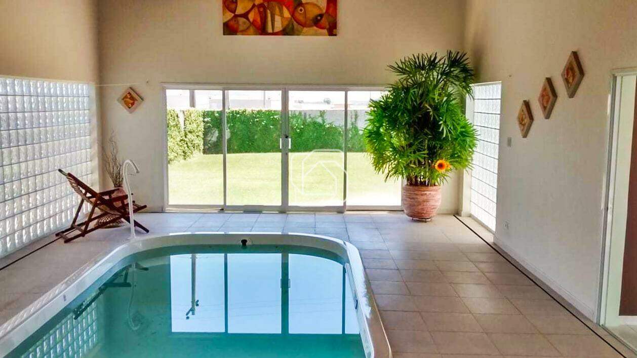 Casa de Condomínio à venda em Salto - SP - Condomínio Fazenda Palmeiras Imperiais: Área da piscina