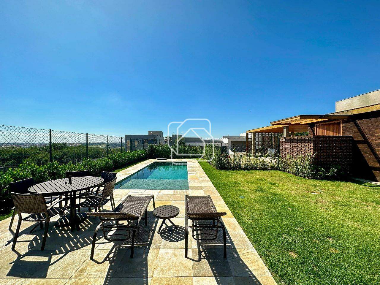Casa de Condomínio à venda em Itu - SP - Condomínio Xapada Parque Ytu: Área da piscina