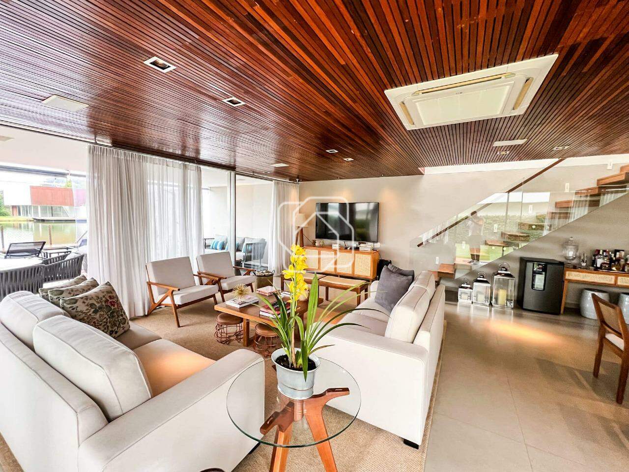 Casa de Condomínio à venda em Porto Feliz - SP - Condomínio Fazenda Boa Vista: Sala de estar