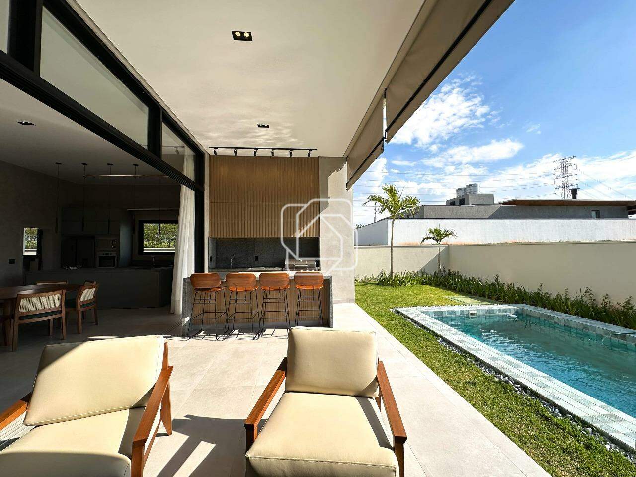 Casa de Condomínio à venda em Itu - SP - Condomínio Villas do Golfe: Área gourmet/área externa