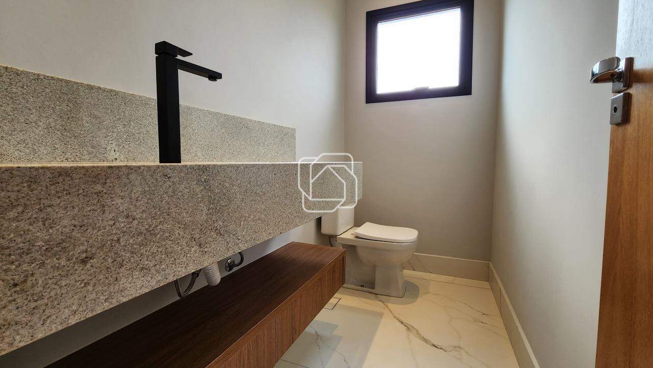 Casa de Condomínio à venda em Itu - SP - Residencial Parque Campos de Santo Antônio II: Lavabo