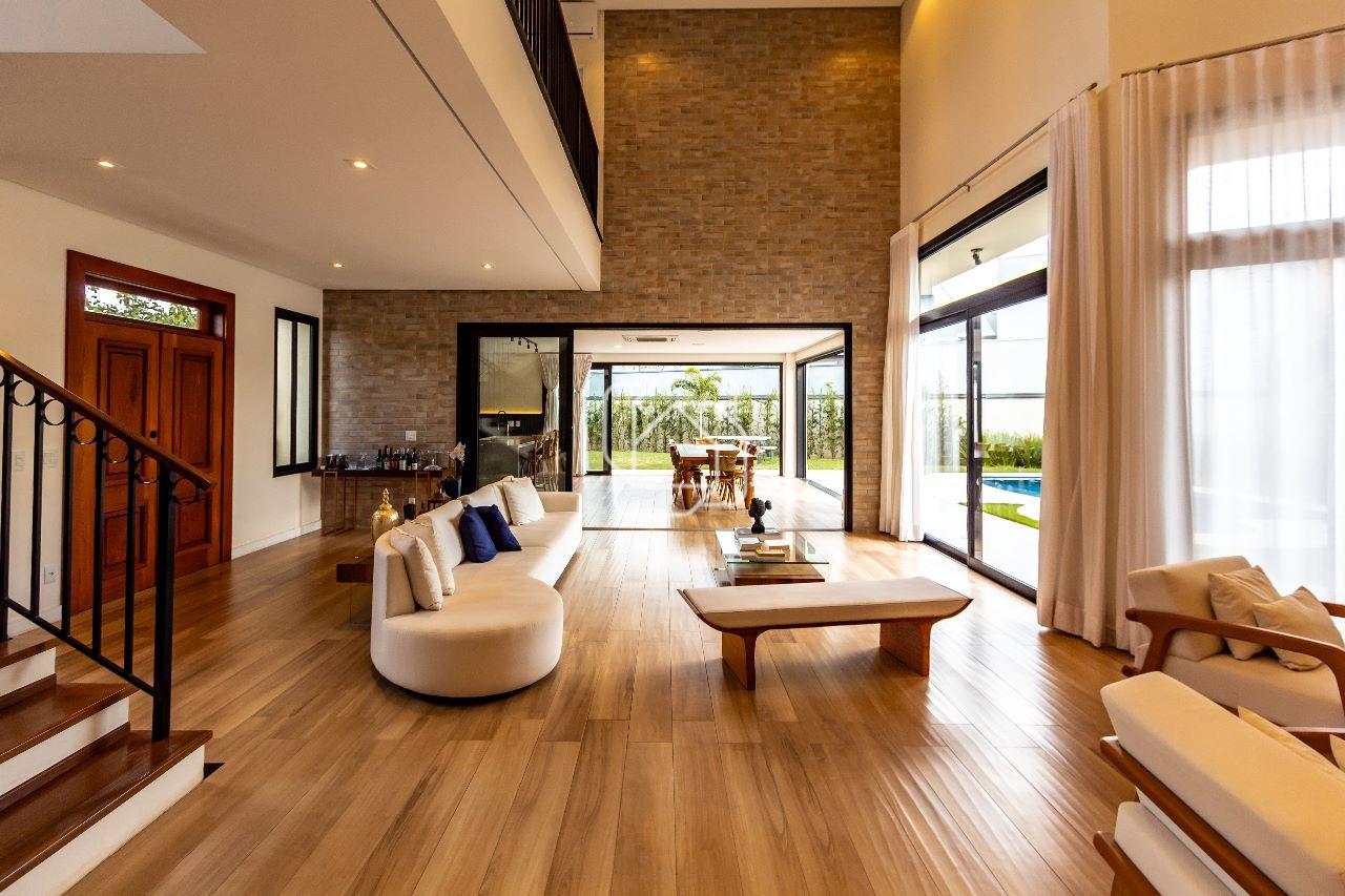 Casa de Condomínio à venda em Indaiatuba - SP - Jardim Piemonte: Sala de estar