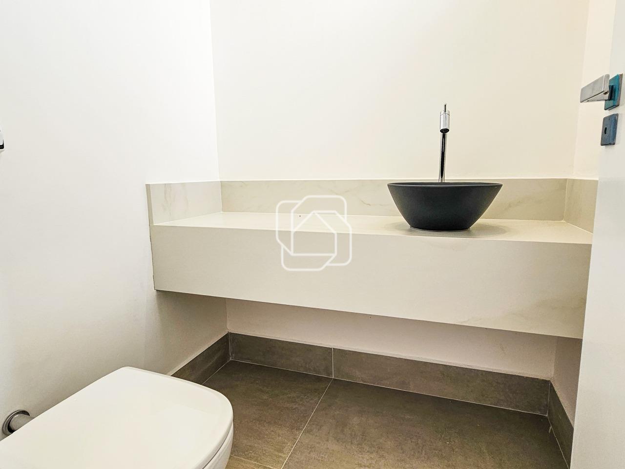 Casa de Condomínio à venda em Itu - SP - Residencial Parque Campos de Santo Antônio II: Lavabo