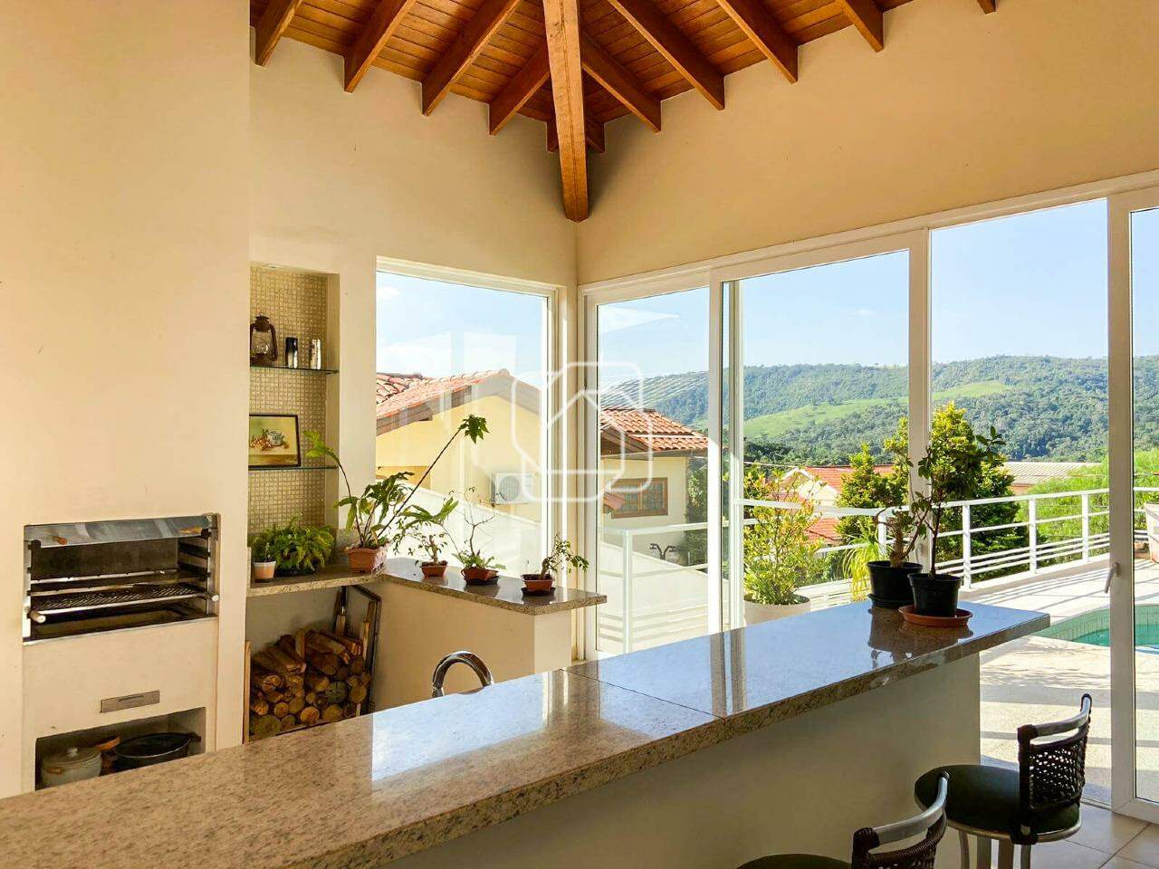 Casa de Condomínio à venda em Itu - SP - Condomínio Campos de Santo Antônio: Espaço gourmet, vista