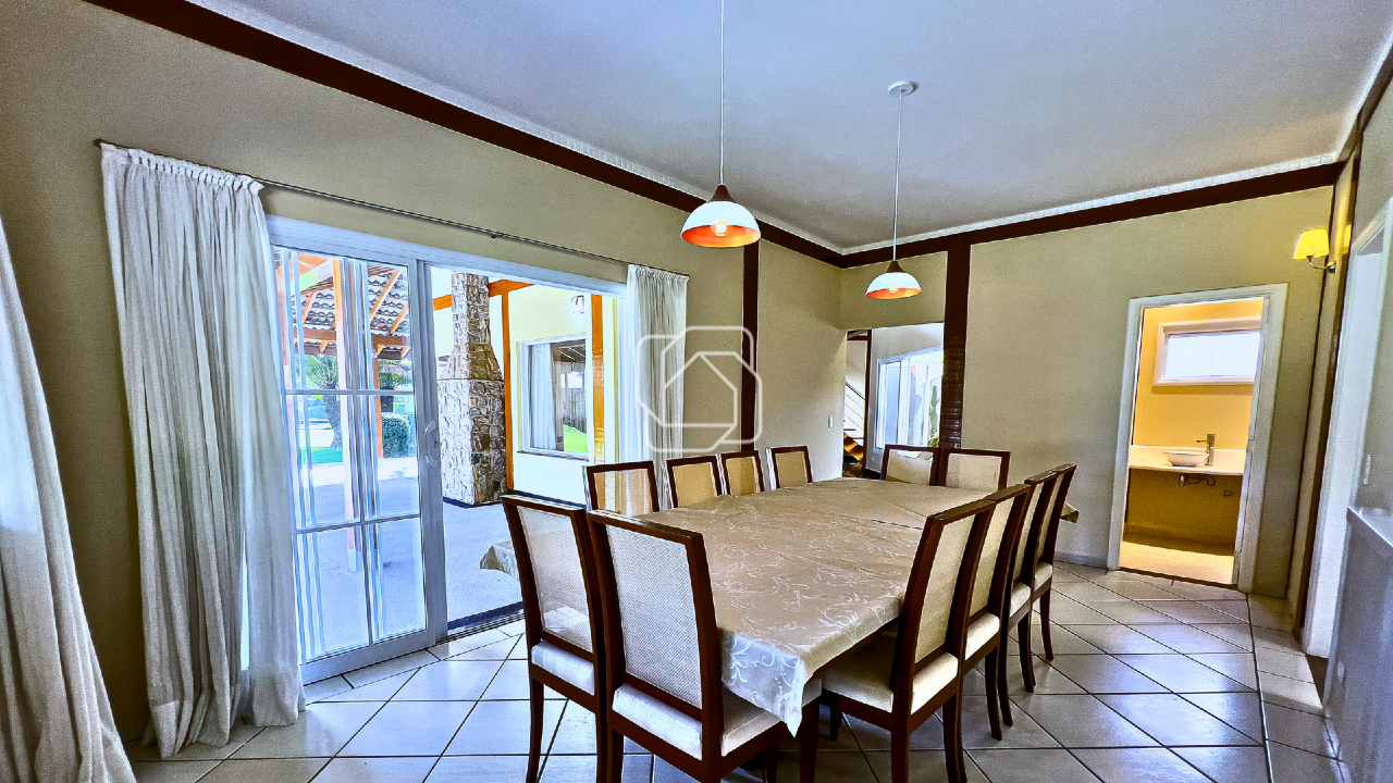 Casa de Condomínio à venda em Indaiatuba - SP - Chácara Polaris: Sala de jantar