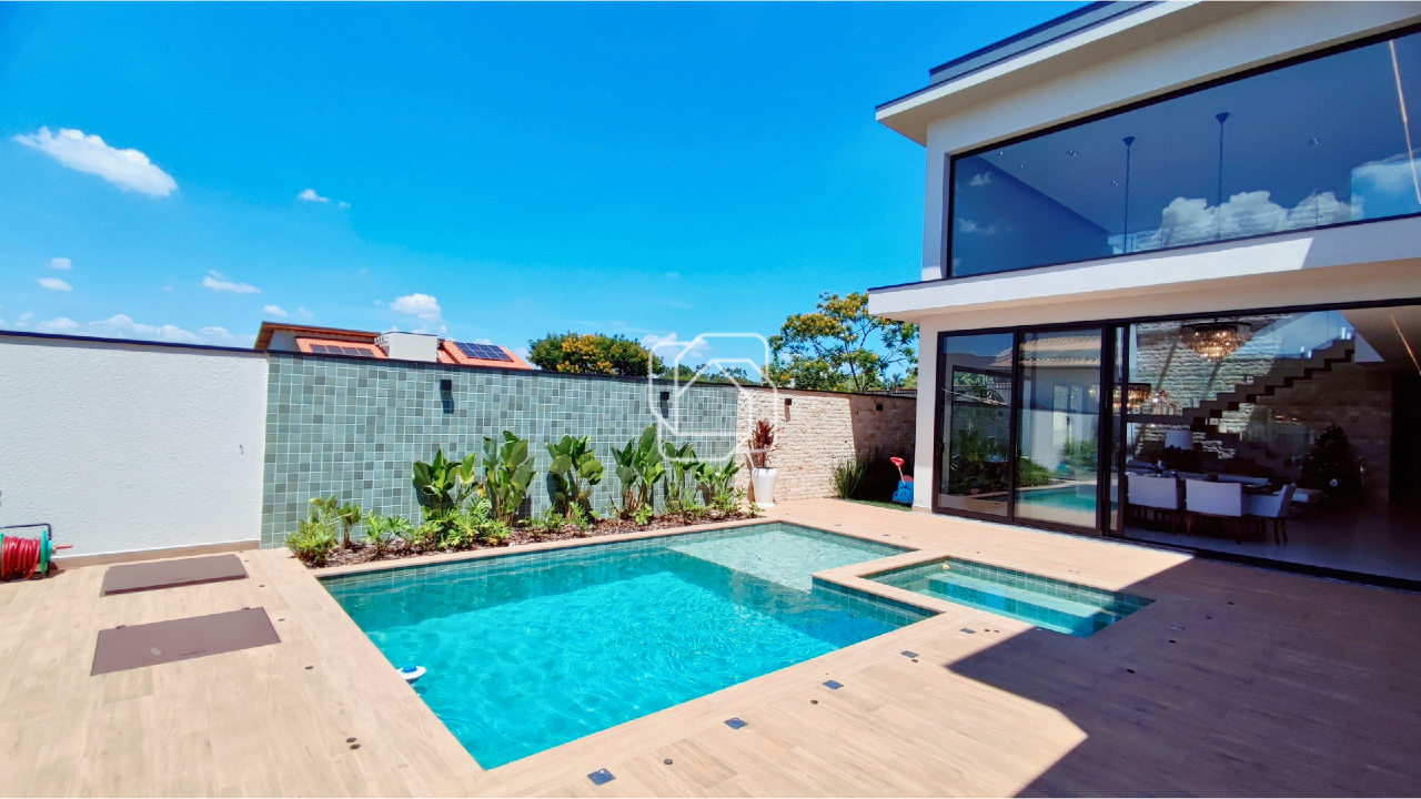 Casa de Condomínio à venda em Indaiatuba - SP - Jardim Residencial Santa Clara: Área da piscina