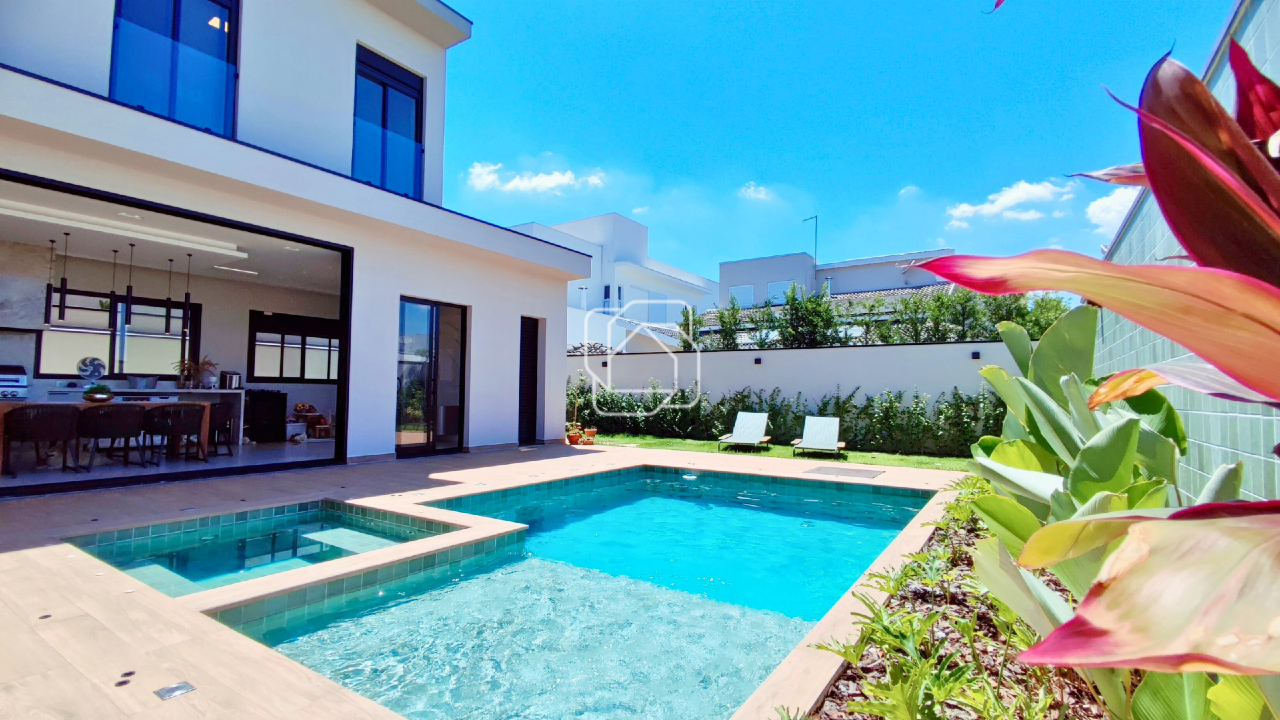 Casa de Condomínio à venda em Indaiatuba - SP - Jardim Residencial Santa Clara: Área da piscina