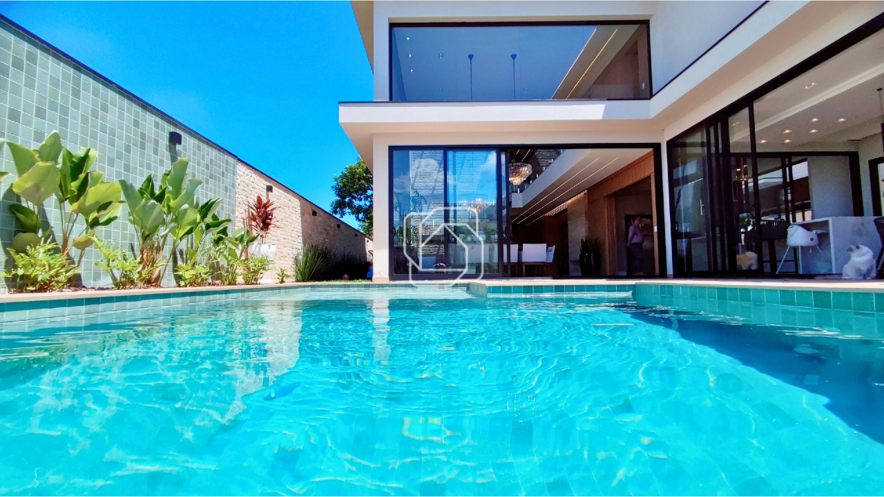 Casa de Condomínio à venda em Indaiatuba - SP - Jardim Residencial Santa Clara: Área da piscina