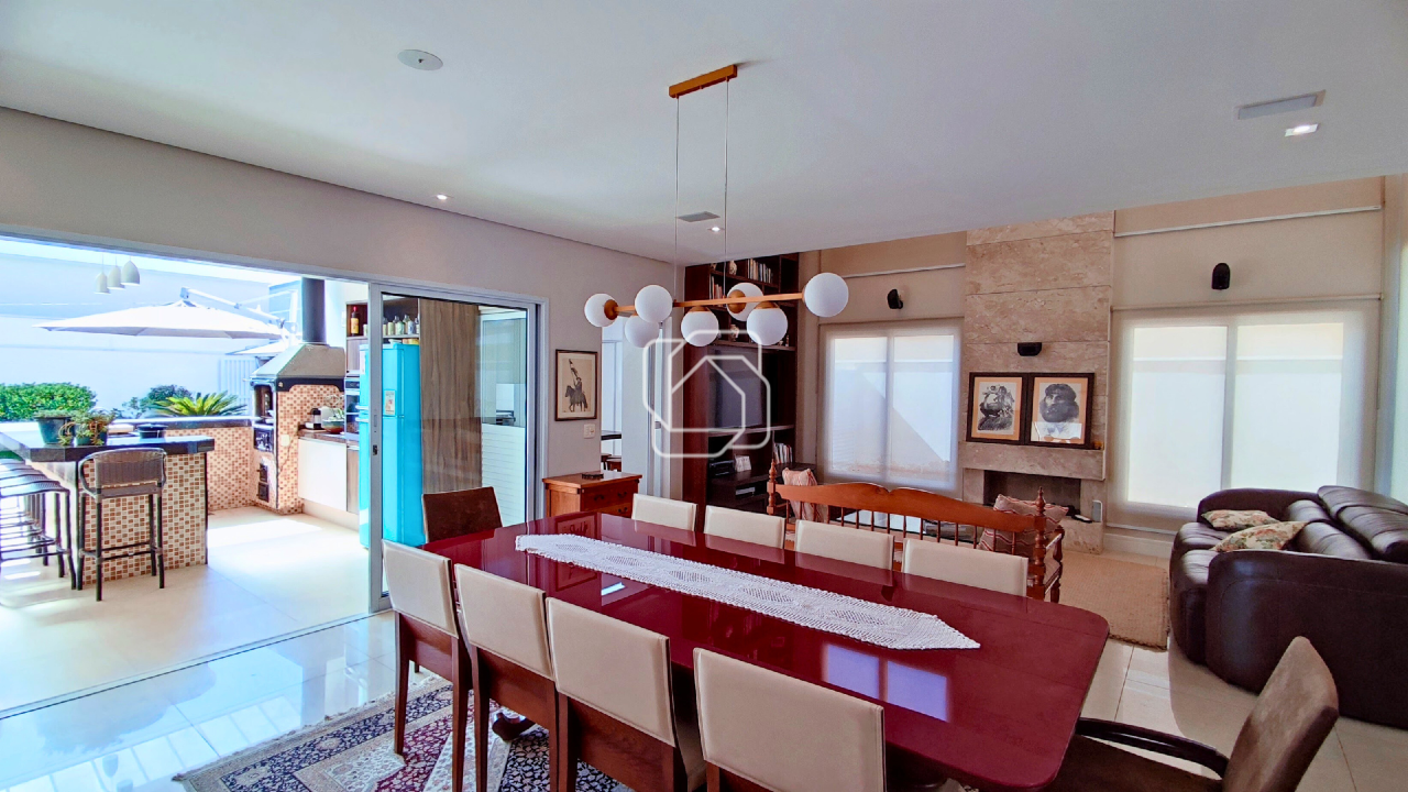 Casa de Condomínio à venda em Indaiatuba - SP - Jardim Residencial Santa Clara: Sala de jantar