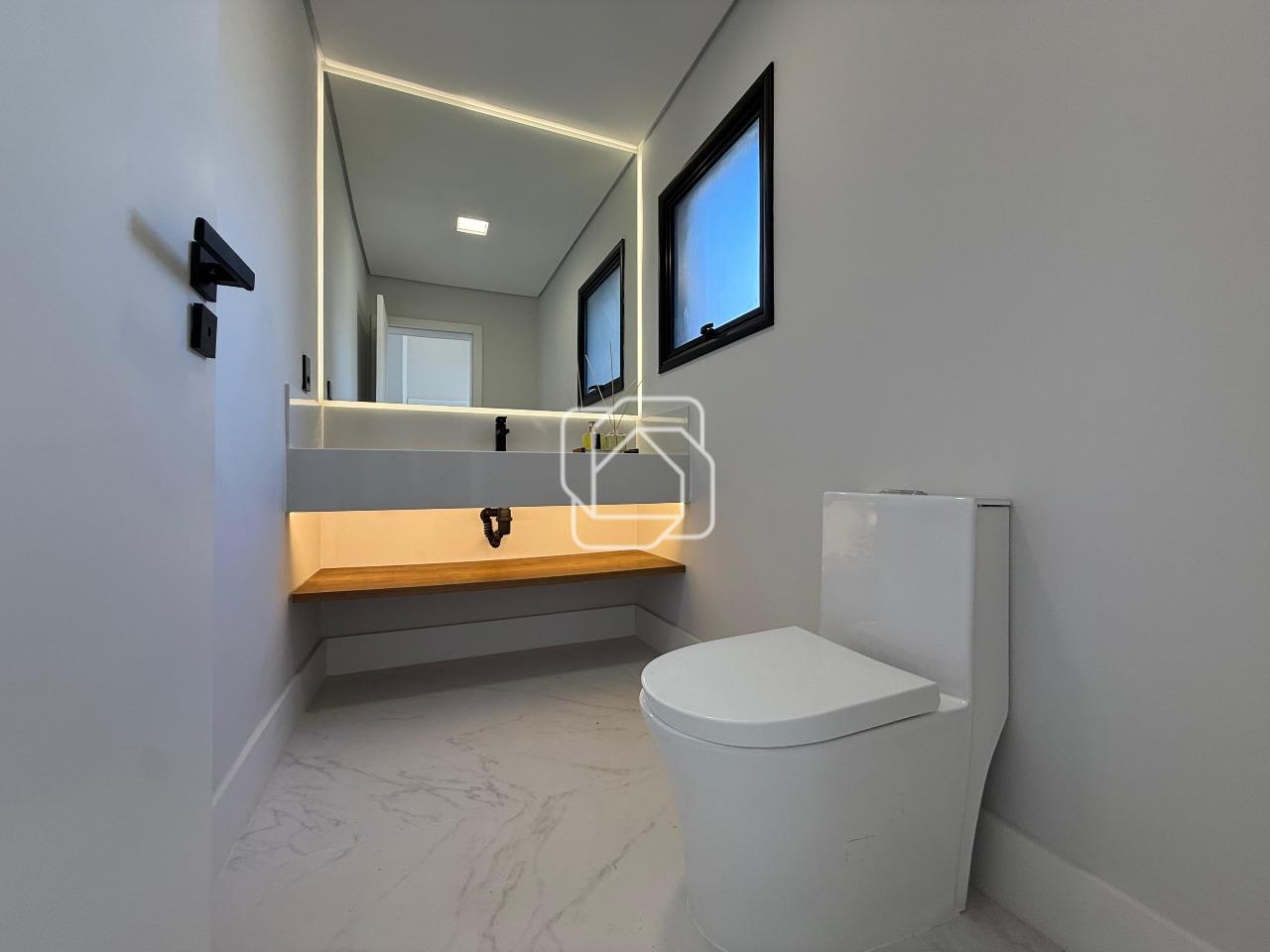 Casa de Condomínio à venda em Itu - SP - Condomínio Campos de Santo Antônio: Lavabo