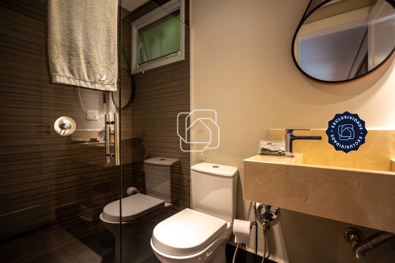 Casa de Condomínio à venda em Indaiatuba - SP - Jardim Vila Paradiso: Banheiro