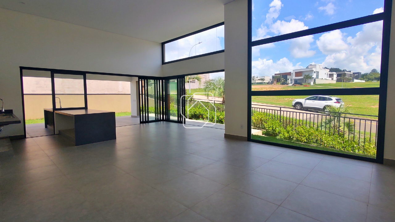 Casa de Condomínio à venda em Itu - SP - Alphaville Castelo Itu: Salas e cozinha integradas