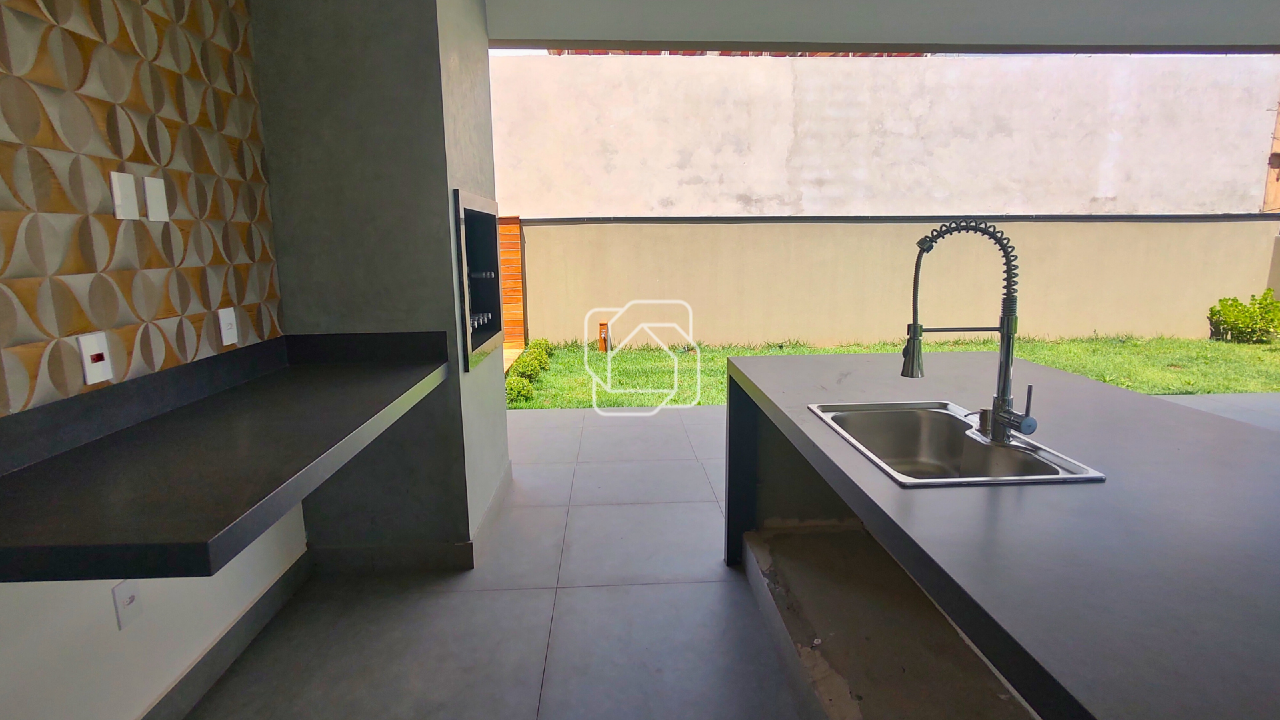 Casa de Condomínio à venda em Itu - SP - Alphaville Castelo Itu: Salas e cozinha integradas