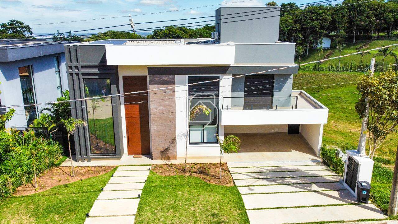 Casa de Condomínio à venda em Itu - SP - Condomínio Fazenda Kurumin: Fachada por drone