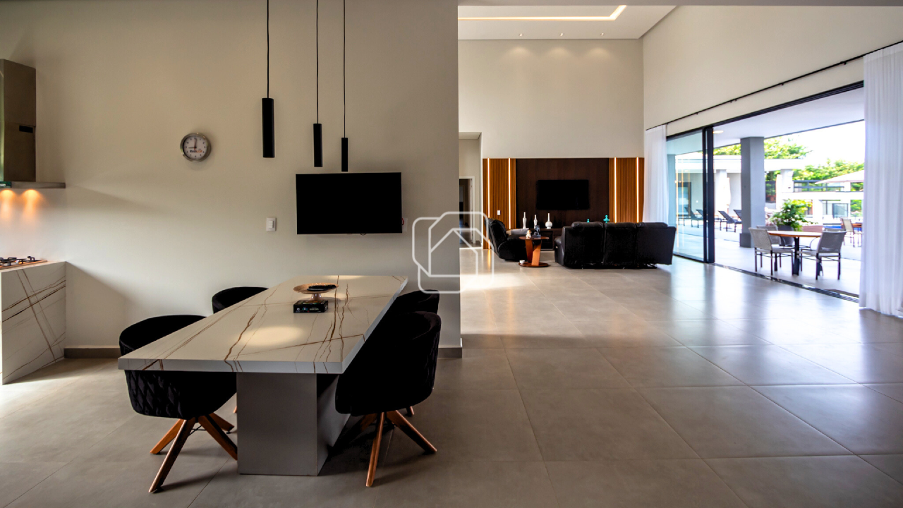 Casa de Condomínio à venda em Indaiatuba - SP - Recanto das Flores: Ambientes integrados