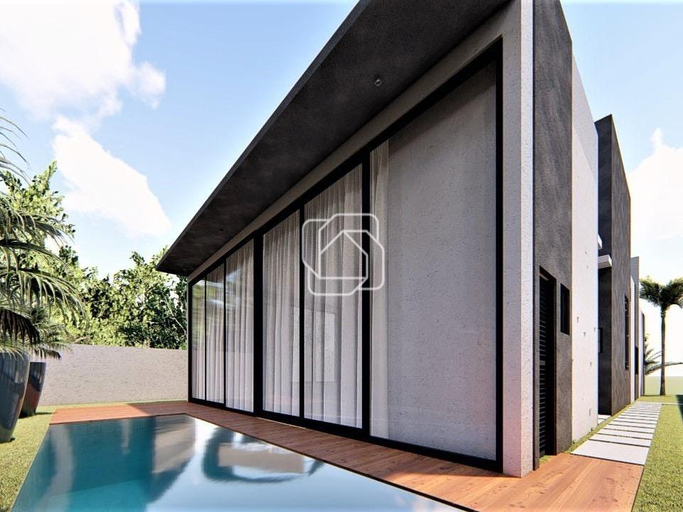 Casa de Condomínio à venda em Itu - SP - Alphaville Castelo Itu: Fachada e piscina