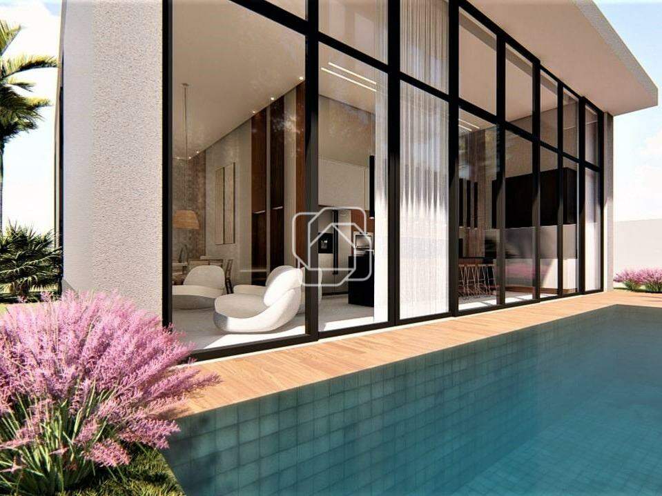 Casa de Condomínio à venda em Itu - SP - Alphaville Castelo Itu: Fachada e piscina