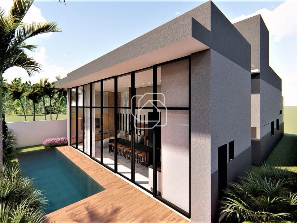 Casa de Condomínio à venda em Itu - SP - Alphaville Castelo Itu: Fachada e piscina