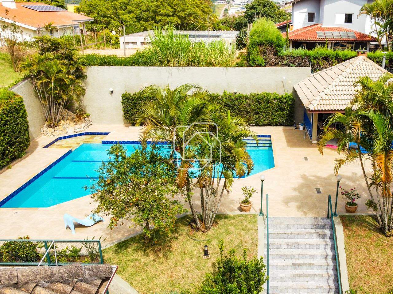 Casa de Condomínio à venda em Itu - SP - Condomínio Campos de Santo Antônio: Vista do fundo por drone